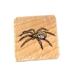 Hero Arts Garden Spider Small Rubber Stamp